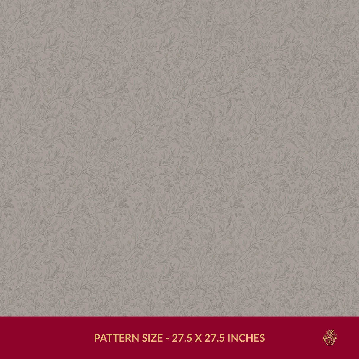 Twiggy Mist | Silver-Gray Elegant Floral Botanical Wallpaper Wallpaper Sckribbles