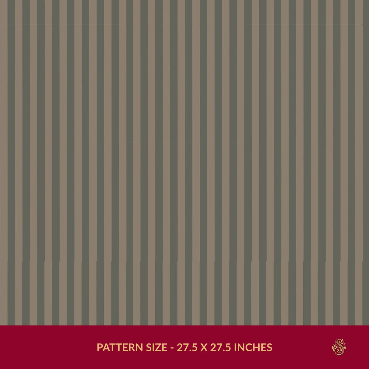 Subtle Stripes | Classic Muted Old-World Understated Striped Wallpaper Wallpaper Sckribbles