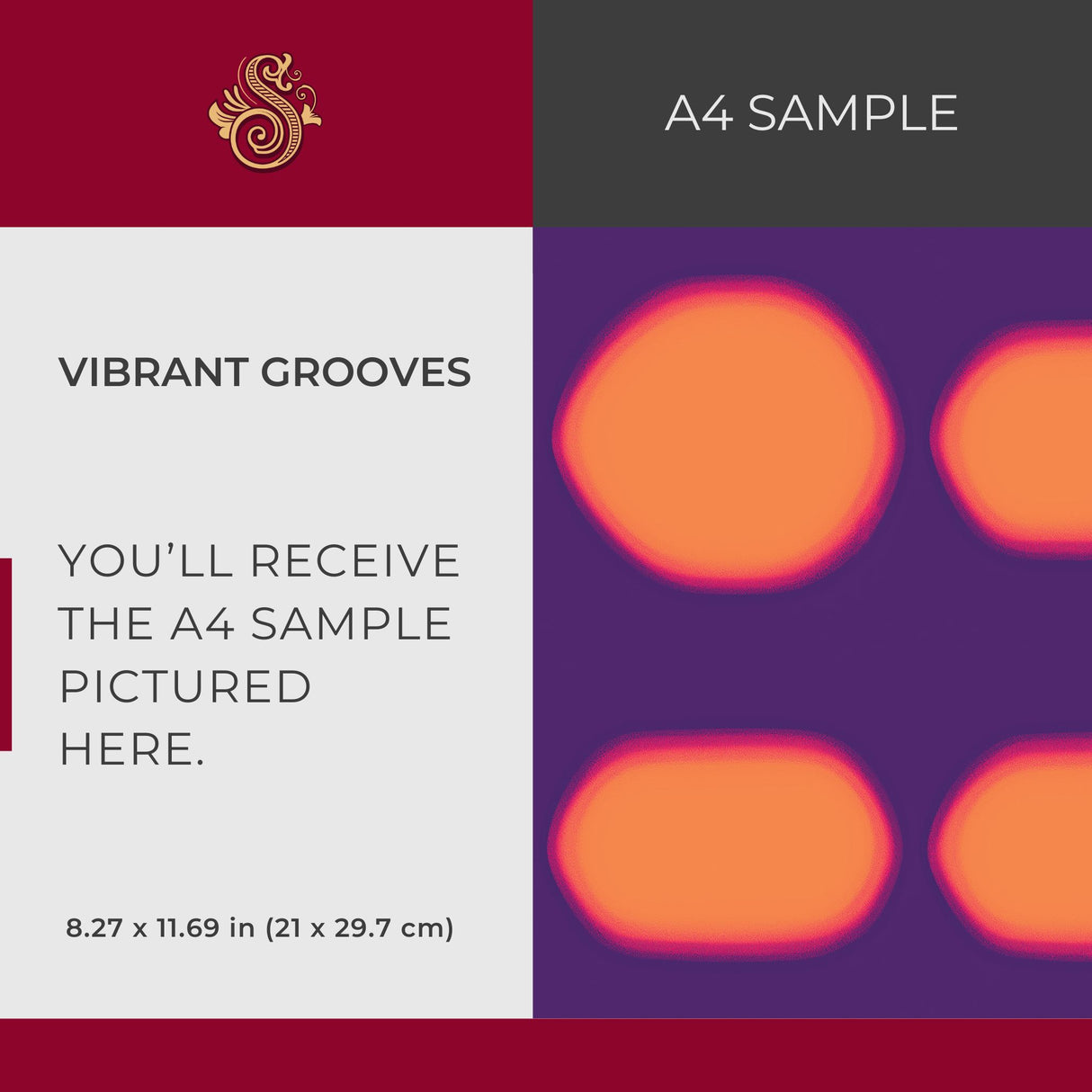 Vibrant Grooves | Bright Colorful Funky Retro Wallpaper