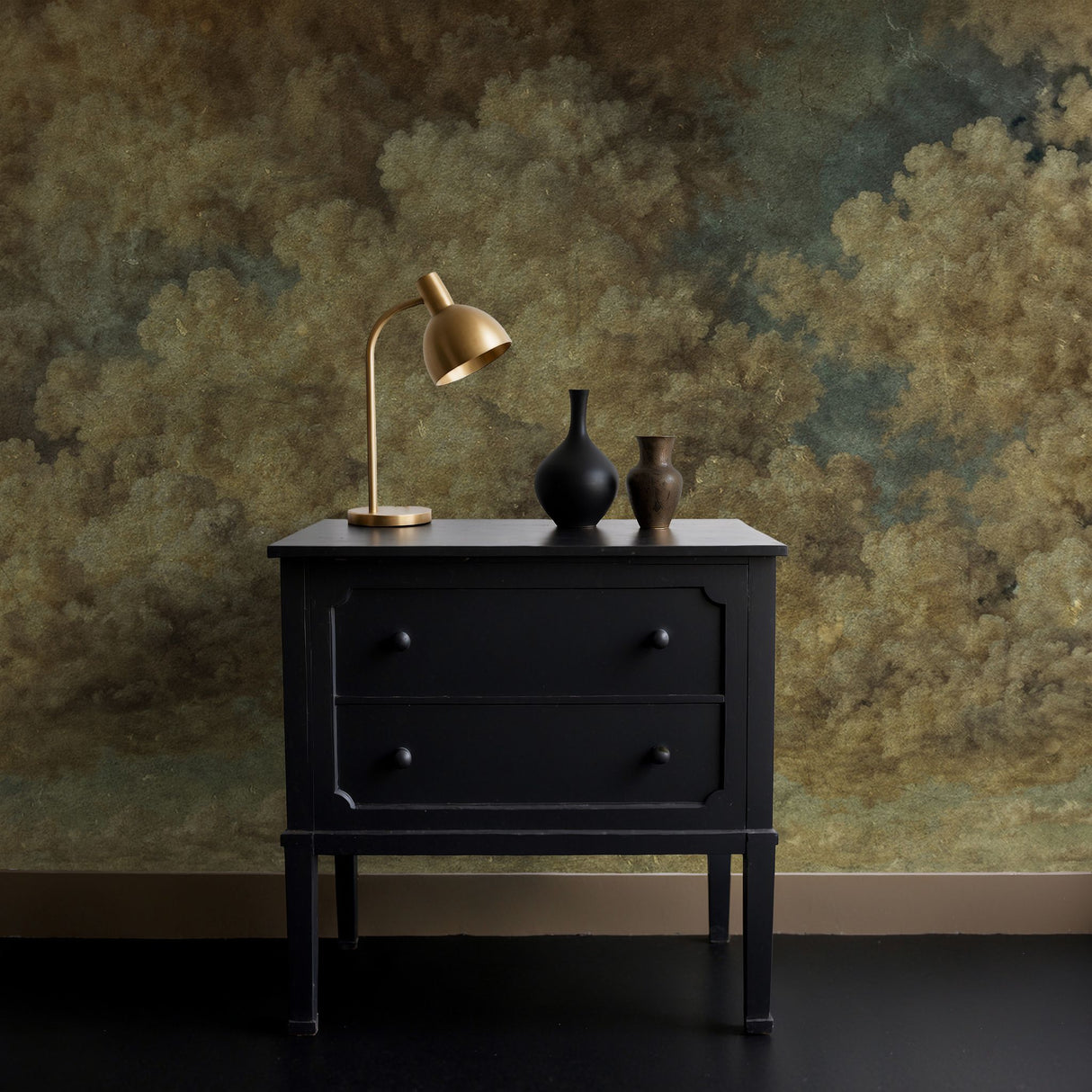 Classical Clouds | Vintage Renaissance Weathered Wallpaper Mural Wallpaper Mural Sckribbles