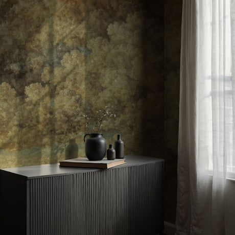 Classical Clouds | Vintage Renaissance Weathered Wallpaper Mural Wallpaper Mural Sckribbles