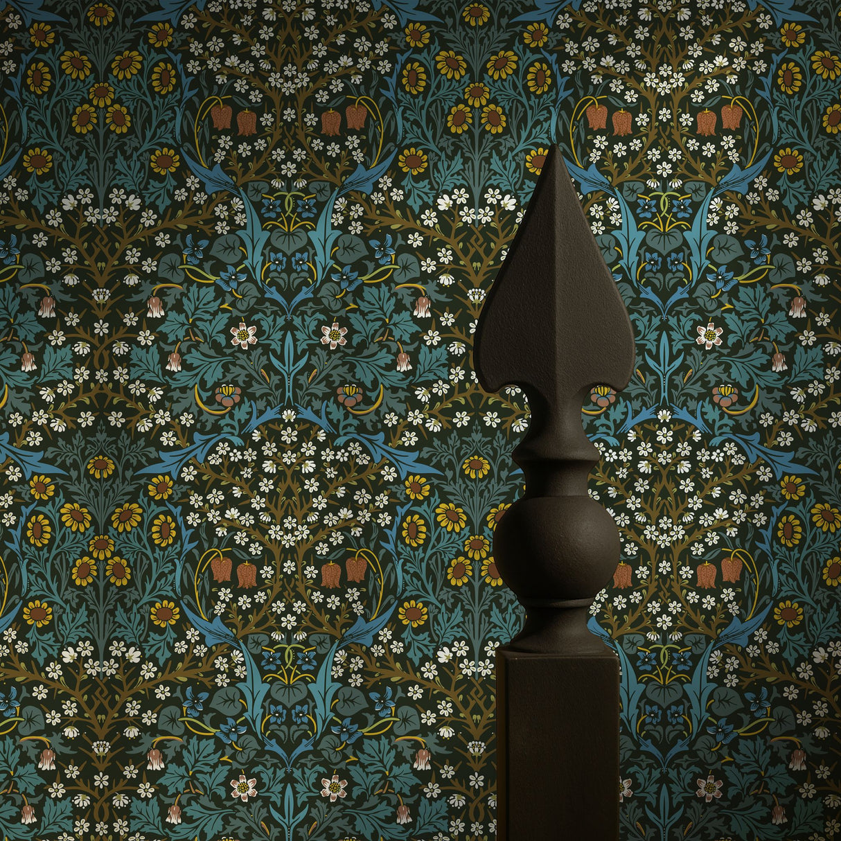 Blackthorn | Vintage Botanical William Morris Wallpaper Wallpaper Sckribbles