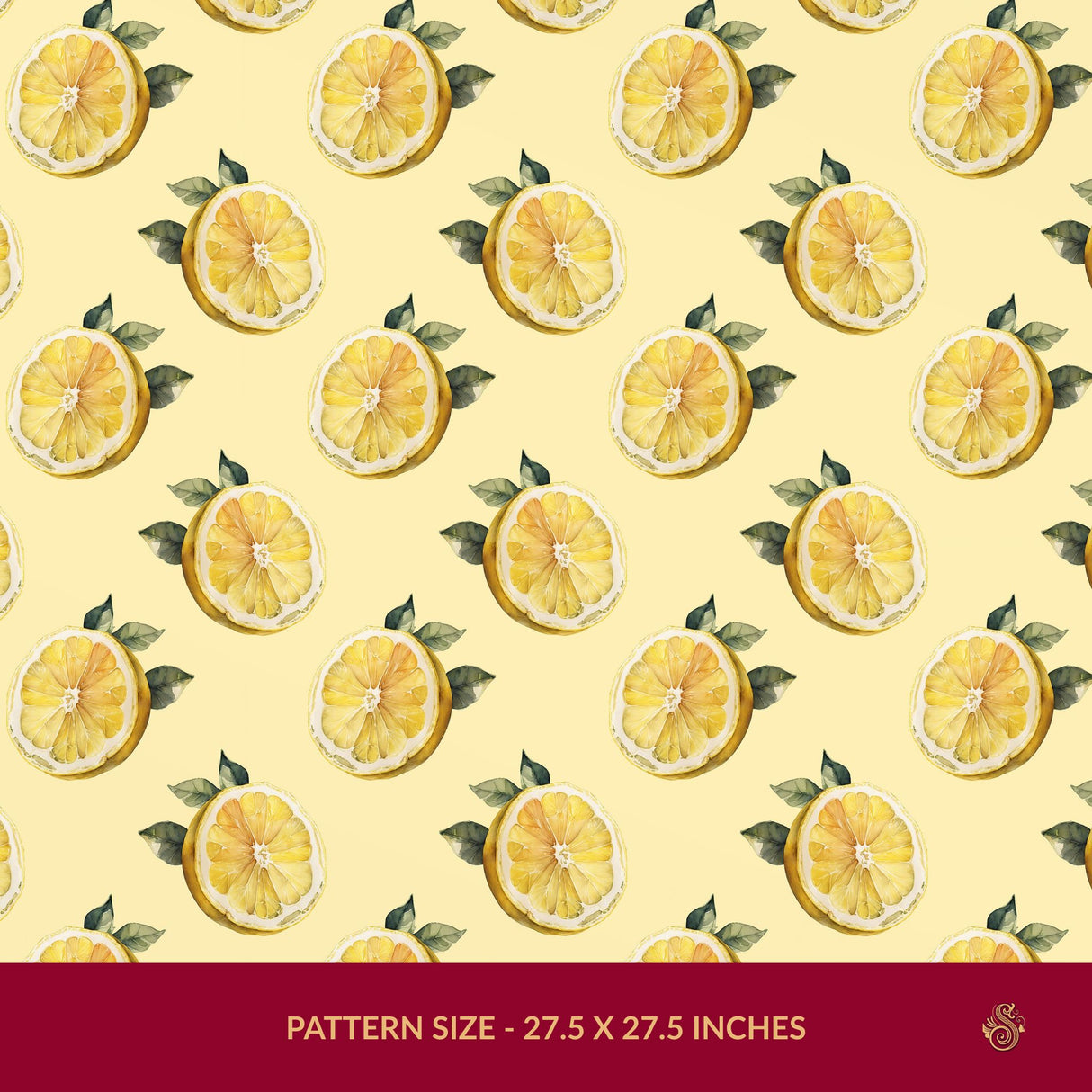 Zest Fest | Light Yellow Lemon Fruit Kitchen Wallpaper Wallpaper Sckribbles