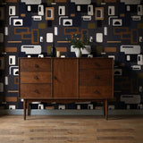 Groovy Mid-Century Modern 1970s Wallpaper {Mellow Pop} Wallpaper Sckribbles