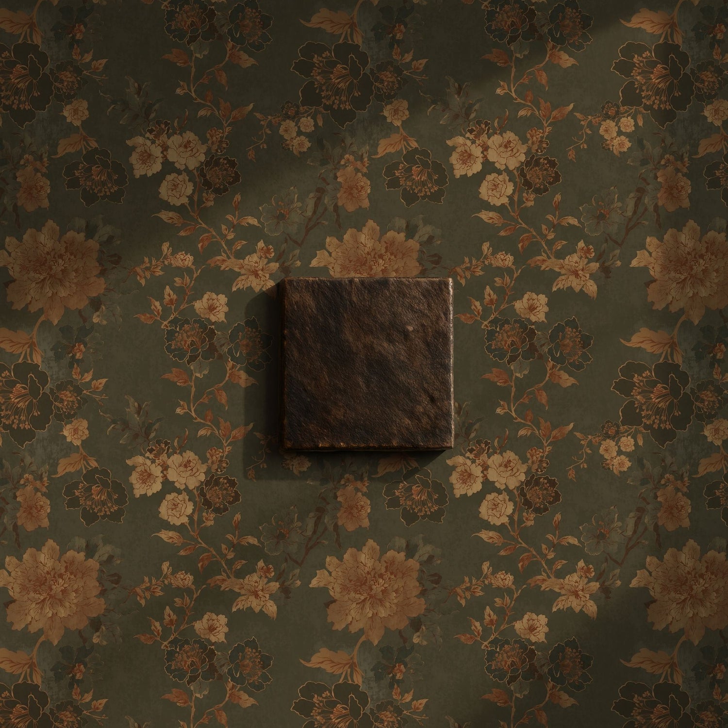 Timeless Flora | Vintage Aged Chinoiserie Floral Wallpaper Wallpaper Sckribbles