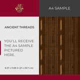 Drifted Grain | Rustic Grunge Organic Weathered Striped Wallpaper