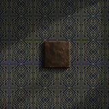 Crystalline Contours | Sophisticated Geometrical Luxury Art Deco Wallpaper