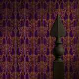 Gritty Luxe | Luxurious Decadent Moody Art Nouveau Wallpaper Wallpaper Sckribbles