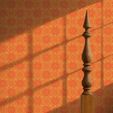 Dramatic Bright Geometrical Chinese Wallpaper {Harmony Rising} Wallpaper Sckribbles
