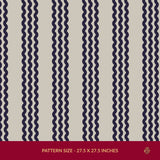 Twist & Turn | Black & Beige Wavy Vertical Striped Wallpaper Wallpaper Sckribbles Signature - Premium Non-Woven Roll - 27.5 in x 32.8 ft (70 cm × 10 m) Admiral Stripe