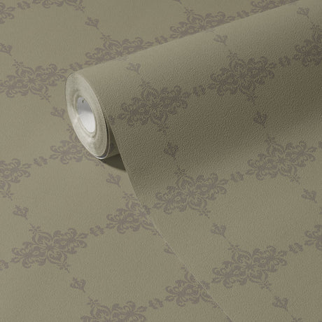 Classic French European Ornate Damask Wallpaper {Crown Heritage} Wallpaper Sckribbles