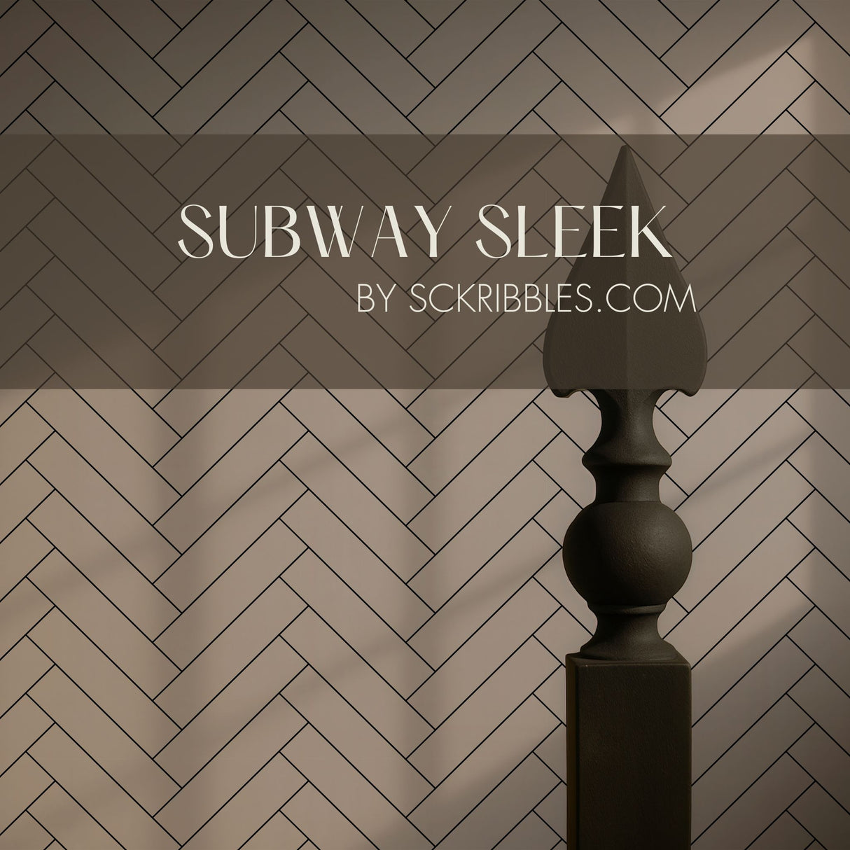 Classic Sub | Timeless Minimalist Geometrical Subway Tiles Wallpaper