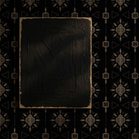 Moody Black Glamorous Luxury Art Deco Wallpaper {Sacred Geometry} Wallpaper Sckribbles