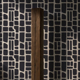 Noir Swell | Bold Abstract Geometrical Masculine Wallpaper