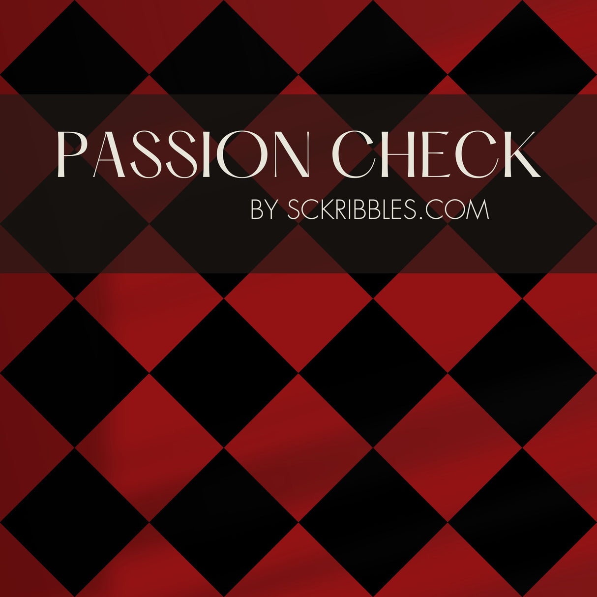 Classic Bold Maximalist Dramatic Checkered Wallpaper {Check Mate} Wallpaper Sckribbles