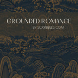 Moody Botanical Scenic Asian Wallpaper {Serene Ascend} Wallpaper Sckribbles