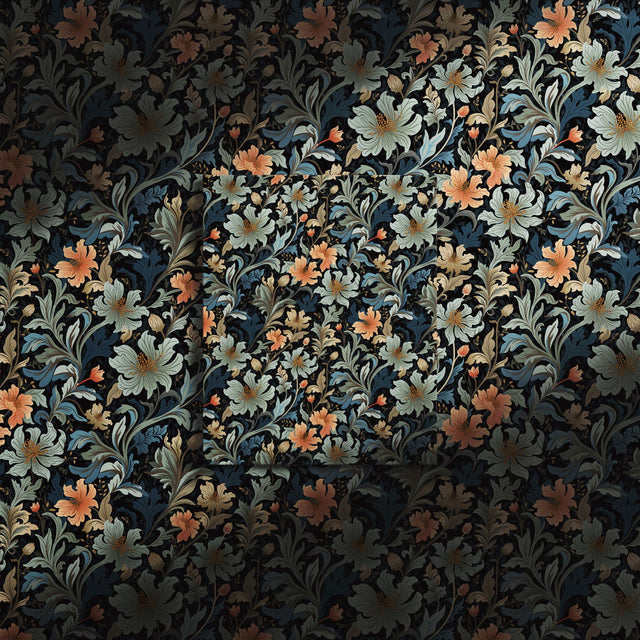 Feminine Flower Botanical Wallpaper {Botanic Dream} Wallpaper Sckribbles   