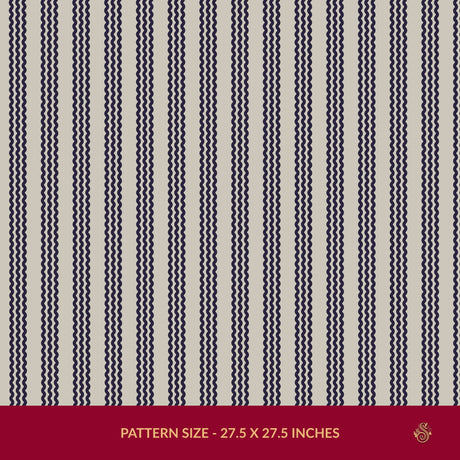 Twist & Turn | Black & Beige Wavy Vertical Striped Wallpaper Wallpaper Sckribbles