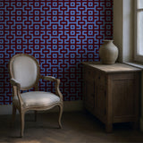 Bright Bold & Eccentric Retro Art Deco Wallpaper {Pacdeco} Wallpaper Sckribbles