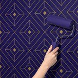 Glamorous & Bold Luxury Art Deco Wallpaper {Square Affair} Wallpaper Sckribbles