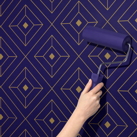 Glamorous & Bold Luxury Art Deco Wallpaper {Square Affair} Wallpaper Sckribbles