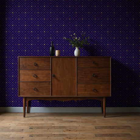 Glamorous & Bold Luxury Art Deco Wallpaper {Square Affair} Wallpaper Sckribbles