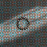 Blue and brown prism geometrical wallpaper.