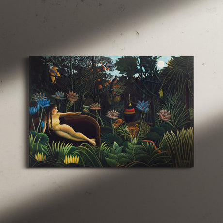 "The Dream" Botanical Wall Art Canvas Print by Henri Rousseau Canvas Wall Art Sckribbles   