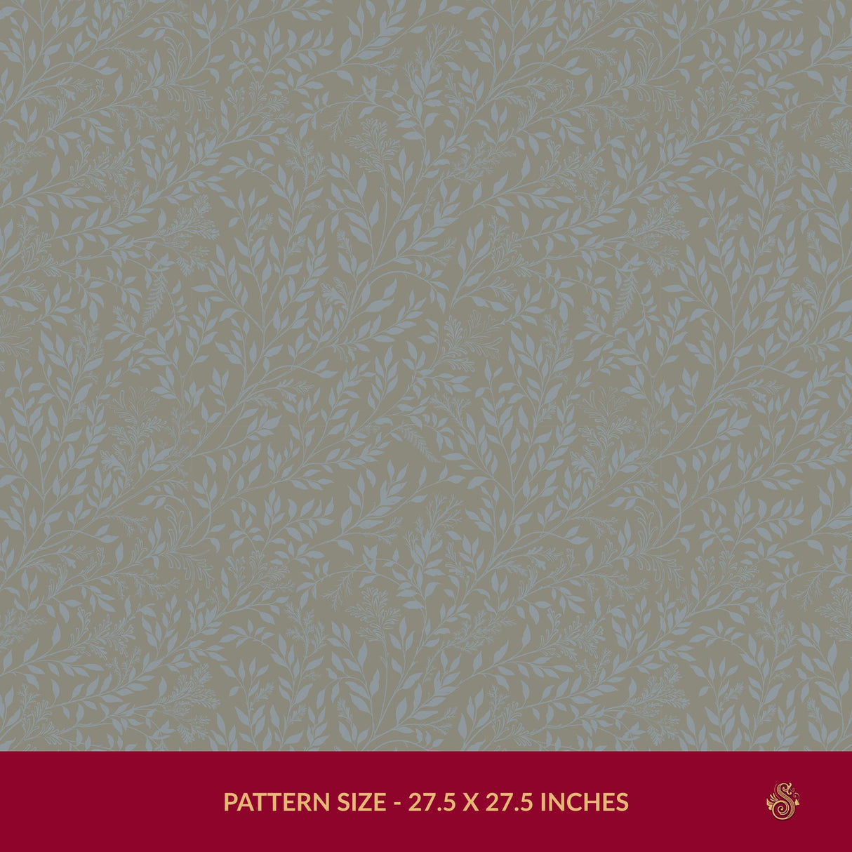 Twiggy Mist | Silver-Gray Elegant Floral Botanical Wallpaper Wallpaper Sckribbles