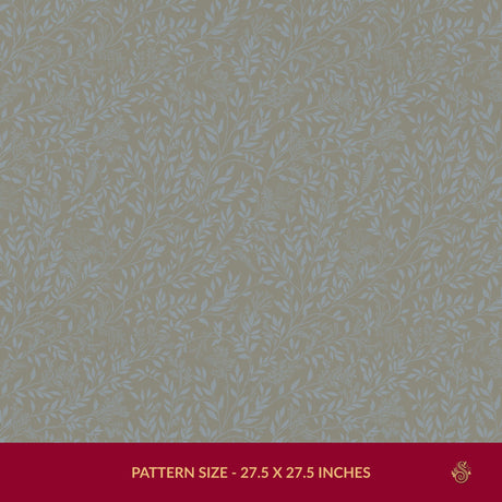 Twiggy Mist | Silver-Gray Elegant Floral Botanical Wallpaper Wallpaper Sckribbles