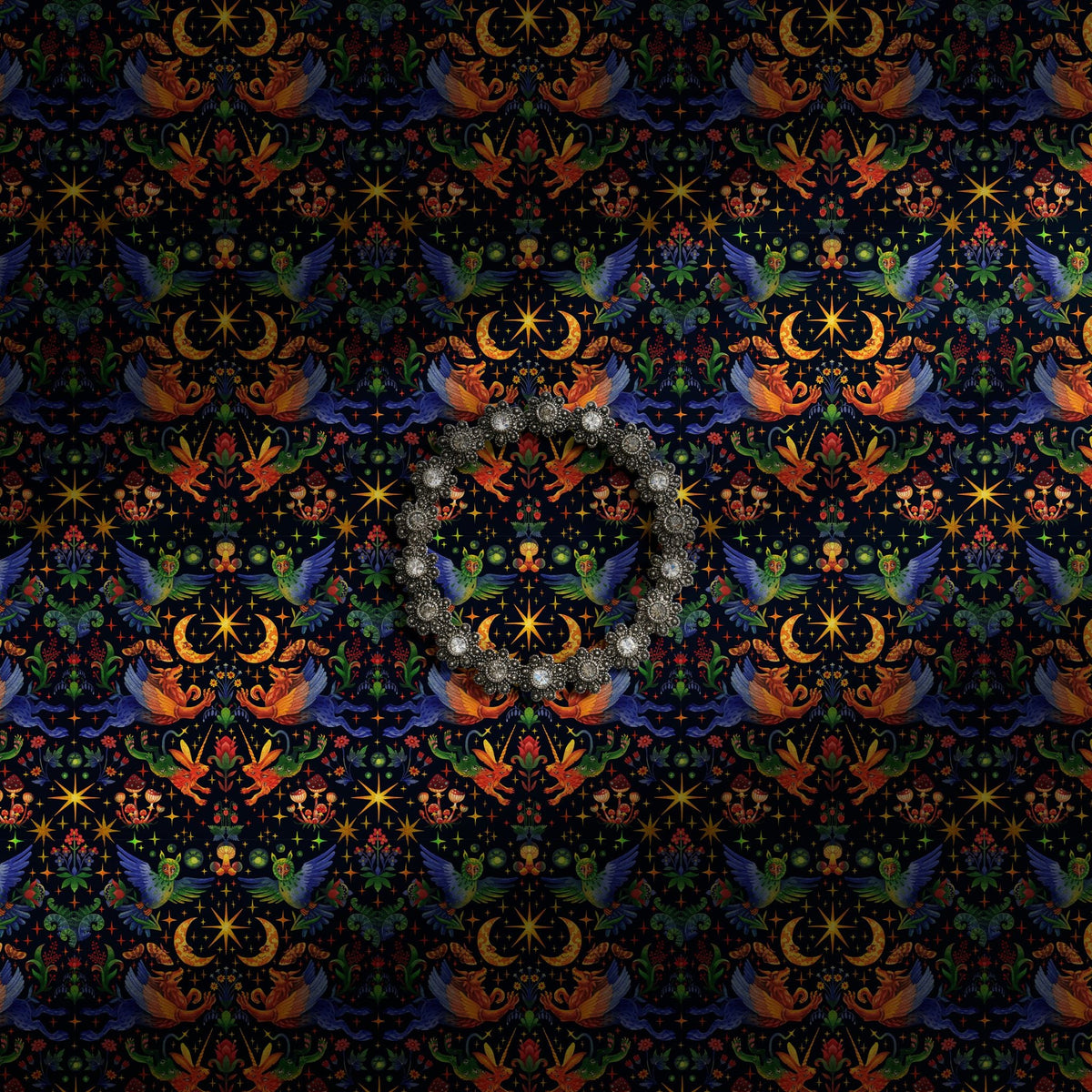 Bright mythical creatures wallpaper.