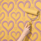 Cute Pink Love Heart Bubble Wallpaper {Heartburst} Wallpaper Sckribbles