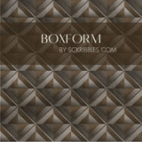 Neutral Dimensional Geometrical Masculine Men's Wallpaper {Boxform} Wallpaper Sckribbles