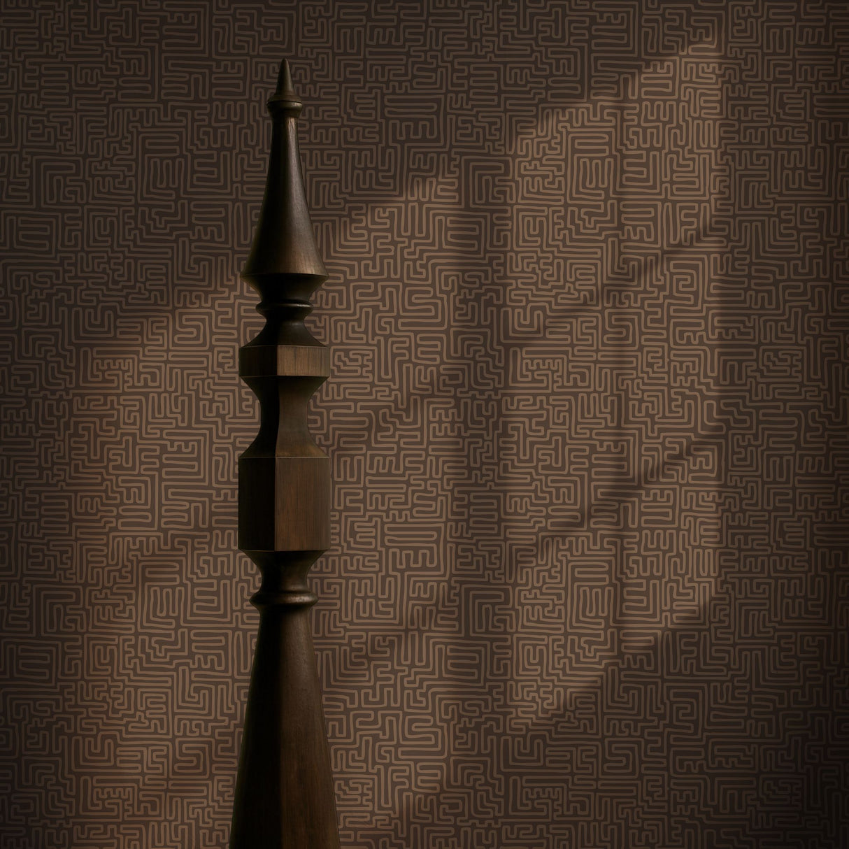 Maximalist Swirls | Cool Trendy Squiggly Bold Maze Wallpaper