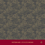 Serene Ascend | Moody Botanical Scenic Asian Wallpaper Wallpaper Sckribbles