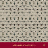 Bug Motif | Fun Eccentric Vintage Insect Wallpaper Wallpaper Sckribbles