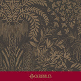 Brown jungle wallpaper.