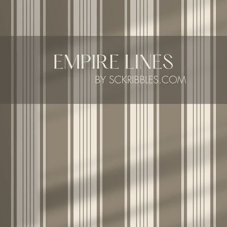 Classic Timeless Elegant Traditional Pinstripe Wallpaper {Aristocrat Stripe} Wallpaper Sckribbles Peel & Stick Sample 14'' x 14'' / 35 x 35 cm Empire Lines