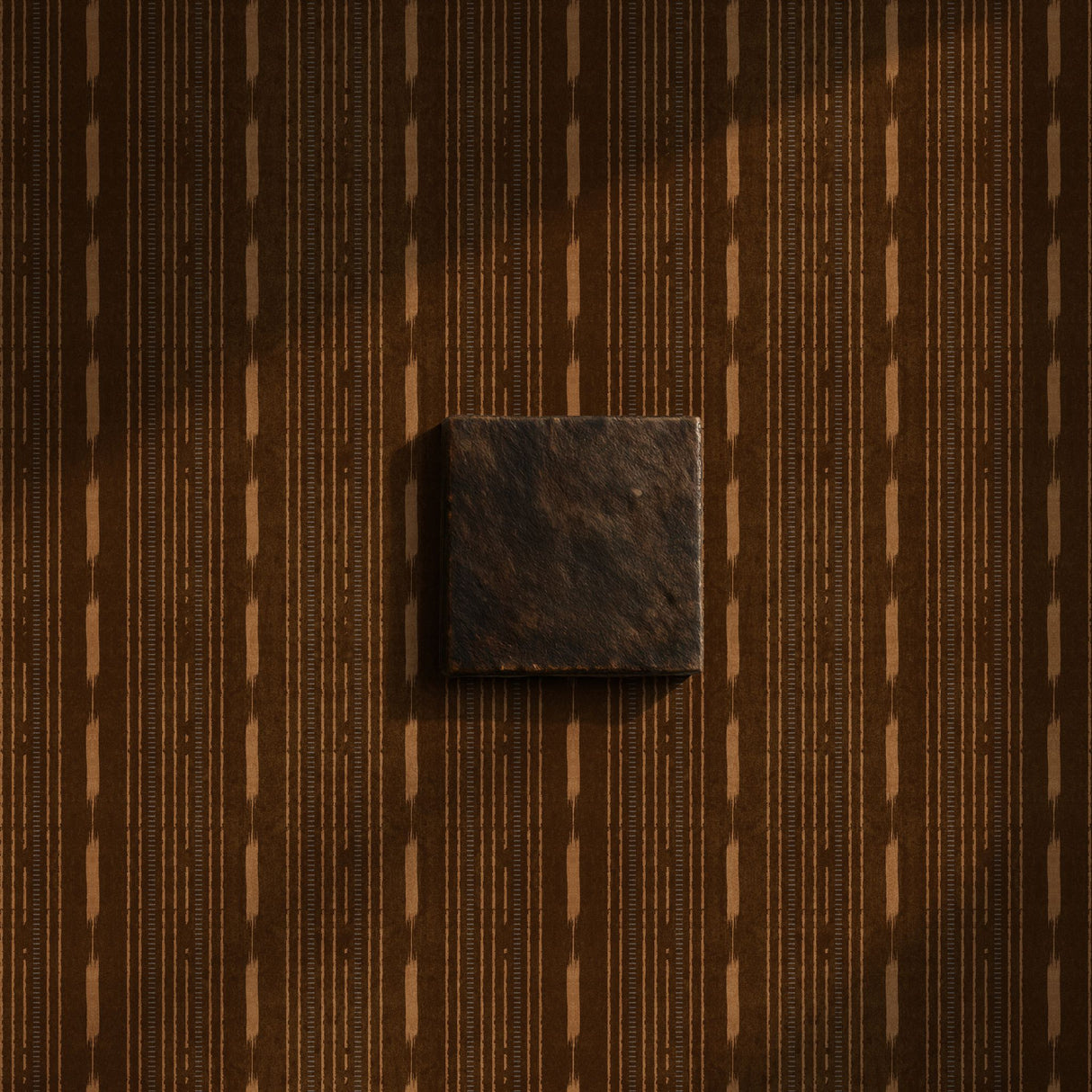 Drifted Grain | Rustic Grunge Organic Weathered Striped Wallpaper