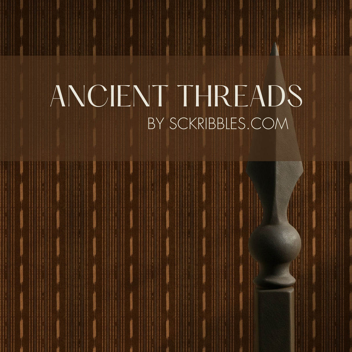 Drifted Grain | Rustic Grunge Organic Weathered Striped Wallpaper