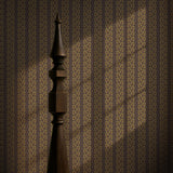 Linear Leaves | Botanical Vines Striped Leaf Foliage Wallpaper