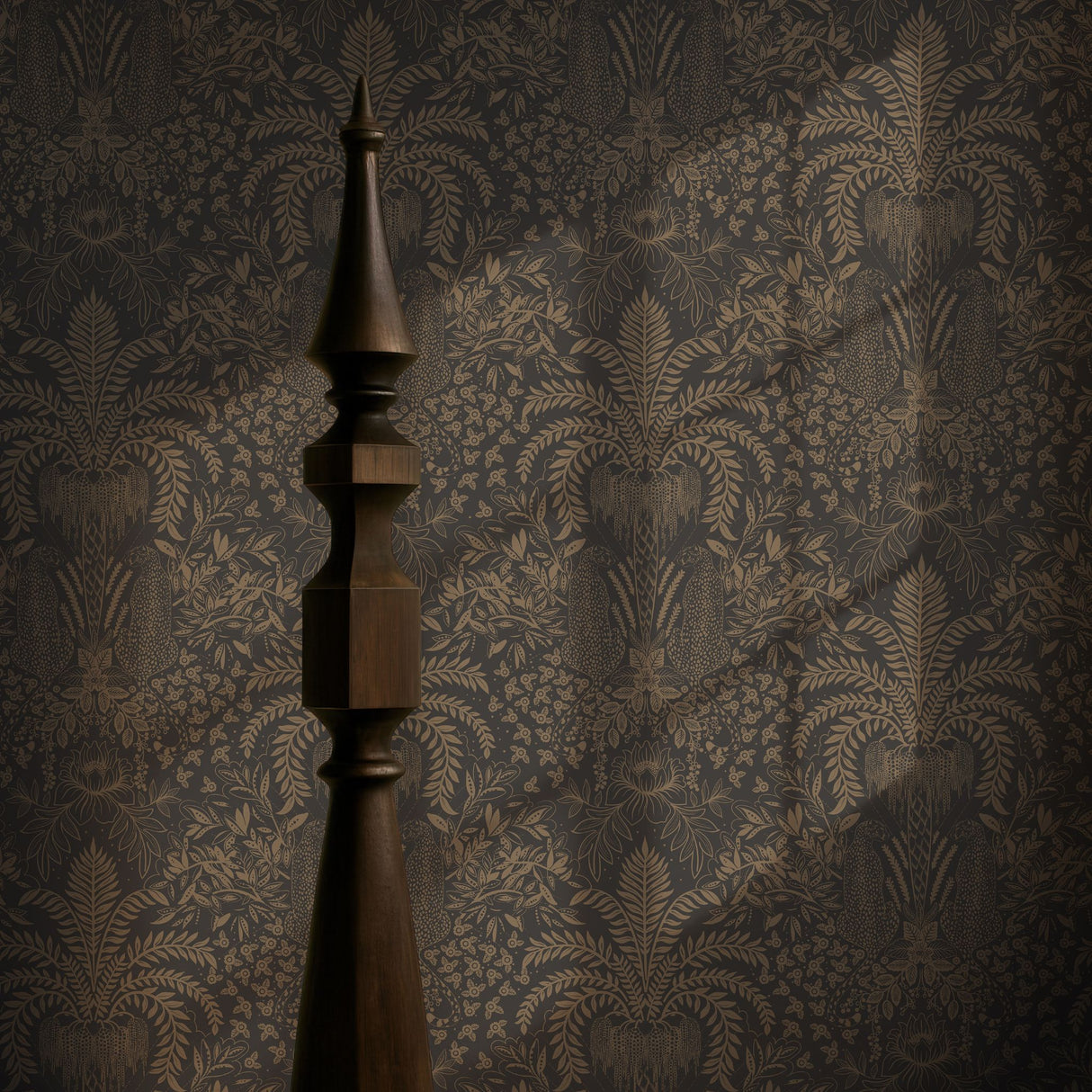Leopard's Lair | Tropical Palm Tree Jungle Wallpaper