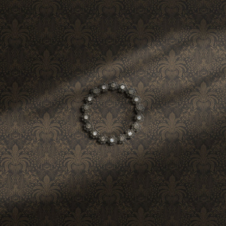 Brown tropical wallpaper.