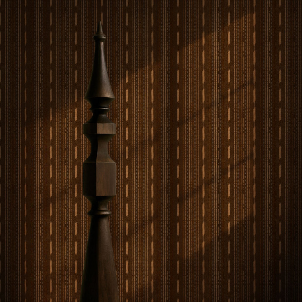 Drifted Grain | Rustic Grunge Organic Weathered Striped Wallpaper