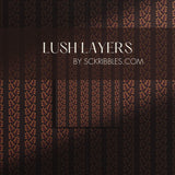 Linear Leaves | Botanical Vines Striped Leaf Foliage Wallpaper