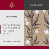 Weaving Bells | Sweet & Feminine Floral Girl's Room Wallpaper