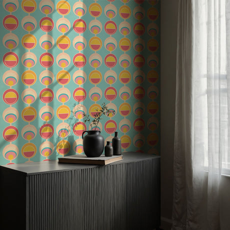 Cute Fun Pastel Circles 1970s Wallpaper {Sweet 70s} Wallpaper Sckribbles   