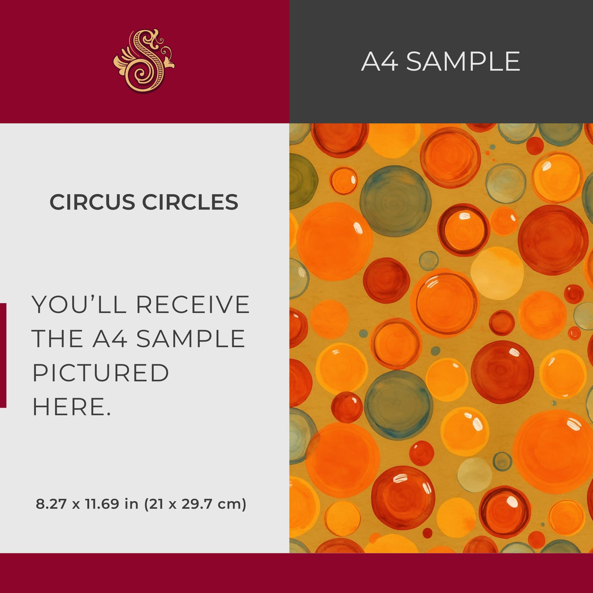 Circus Circles | Colorful Bright Bubbles Children's Room Wallpaper
