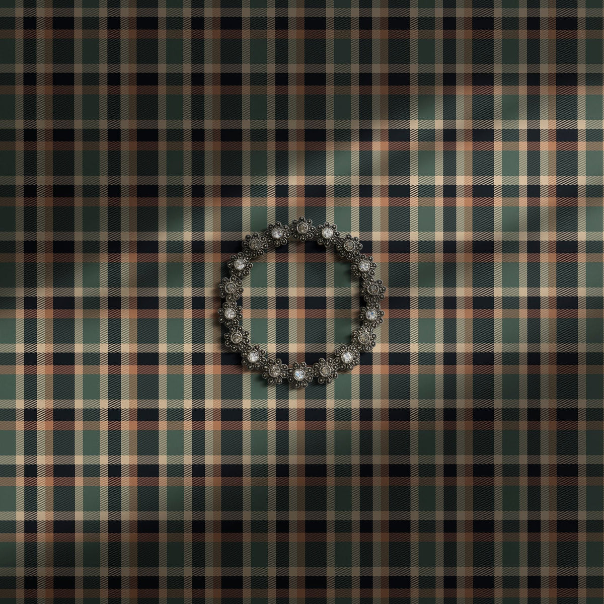 Classic plaid wallpaper.