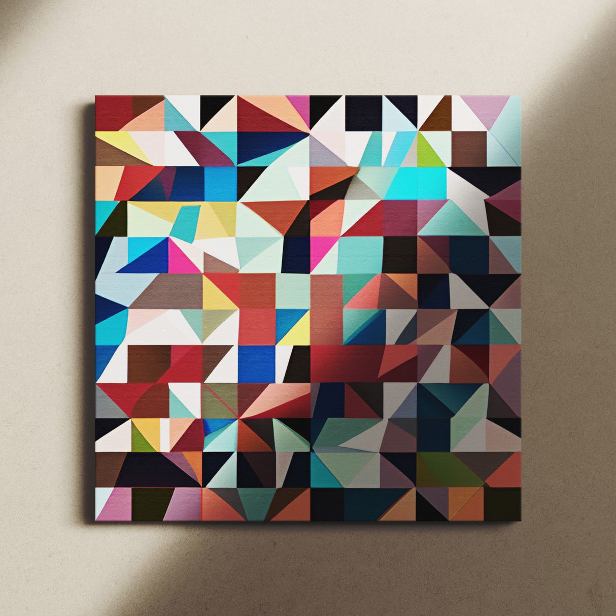 Printable Colorful Geometric Wall Art Gallery Set of 3 - Digital Download {Beautiful Chaos} Printable Digital Art Sckribbles   